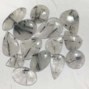 Cuarzo Rutilo Negro de Corte Ovalado Suelto, Zirconia Cultivada en Laboratorio, Piedra Preciosa Natural con Certificación IGI, 13x18x5mm 18x25x5mm 22x30x7mm, Gemas de Alta Calidad - Product Image 4