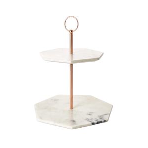 2 Tier Cake and Dessert Stand for Serving Cake & Pastries Stand Hotel Ware Cake Kitchen <b>Tool</b> - Product Image 5