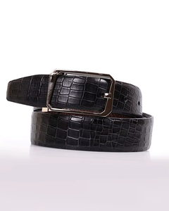 Ceintures en cuir de vachette 100% authentique de haute qualité pour hommes, style vintage, boucle en cuivre, unisexe - Product Image 3