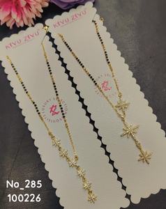 Collar de Cadena Larga de Acero Inoxidable Chapado en Oro, Collar con Colgante Moderno, Joyería de Alta Calidad, Regalo para el Día de San Valentín - Product Image 1