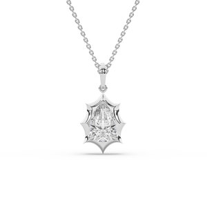 2.00 Carat Lab Grown Pear Brilliant Cut Diamond Color E 14K <b>Solid</b> <b>Gold</b> IGI Certified Women's Luxury <b>Pendant</b> - Product Image 3