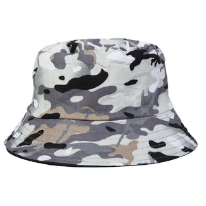INDEX Camouflage Bucket Hat Unisex Outdoor Casual Spring Summer Polyester Canvas Style - Product Image 2