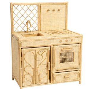 Cuisine de jeu en rotin Lumier pour enfants - Product Image 3