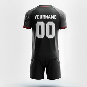 Uniforme de Fútbol Personalizado, Conjunto de Camiseta y Pantalones Cortos, Tejido Transpirable de Secado Rápido, Ropa Deportiva Profesional para Entrenamiento y Partido - Product Image 2