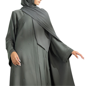 2026 High Quality Islam Fashion Women New Arrival High Quality Plus Size Long Sleeve <b>Islamic</b> Clothing Ladies Elegant Abaya - Product Image 4
