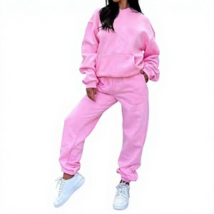 Conjunto de Sudadera con Capucha Extra Grande de Alta Calidad, Sudadera con Capucha para Mujer de Talla Grande, Unisex, 100% Algodón, Traje Deportivo para Correr - Product Image 3