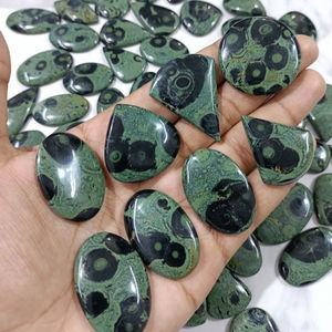 Lot de cabochons en jaspe Kambaba naturel, lot de pierres précieuses en jaspe Kambaba, lot de pierres précieuses en jaspe en gros pour la fabrication de bijoux - Product Image 6