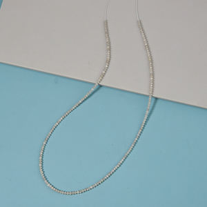 Collar de Diamantes Naturales Blancos de 15 Quilates, Corte Redondo Auténtico, Mezcla de Diamantes Brillantes Extraídos de la Tierra, Joyería con Gemas Transparentes - Product Image 3