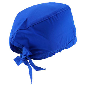 Fit Medical Scrub Caps For Doctors Nurses And Hospital Staff Breathable Cotton Adjustable <b>Tie</b> <b>Back</b> Cotton Comfort - Product Image 2