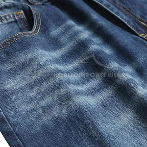 High Street Fashion <b>Elastic</b> <b>Waist</b> Casual Baggy <b>Jeans</b> <b>for</b> <b>Men</b> Comfortable Soft Touch Breathable Eco-Friendly 100% Cotton Straight - Product Image 5