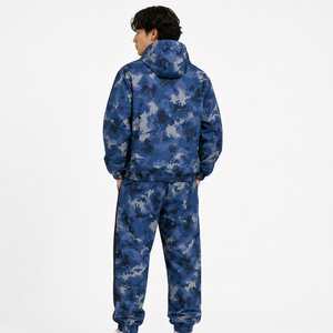 High Quality Wholesale Customized Blue <b>Camo</b> <b>Windbreaker</b> Tracksuit Men Lightweight Hooded Jogger Set Urban Streetwear OEM Jackets - Product Image 2