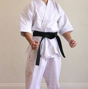 Uniformes de Karate de Último Diseño, 260g, 100% Algodón, Transpirables, Duraderos, con Logotipo Personalizado Impreso por Transferencia de Calor SI-KU-03 - Product Image 1