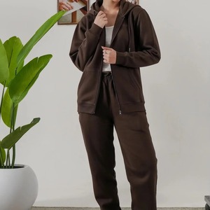 High Quality <b>Womens</b> Sportswear Tracksuit Comfortable Activewear Set for Running <b>Jogging</b> & Gym Custom OEM ODM Fitness Outfit - Product Image 1