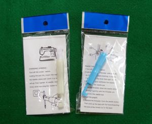 AA0122 Enfile-aiguille pour machine | Enfile-aiguille automatique en plastique, accessoire de couture, forme carrée orange, pratique pour la couture - Product Image 3