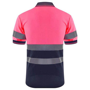Chemise de sécurité haute visibilité réfléchissante, respirante et confortable en polyester, anti-humidité, pour les travailleurs - Product Image 2