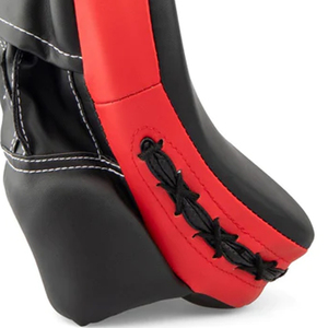 Alta calidad 100% PU Premium cuero Focus Mitt logotipo personalizado almohadilla de entrenamiento de boxeo Venta De fábrica Durable curvado Mitt - Product Image 5