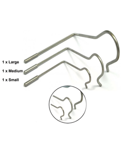 Juego de Retractores Nathanson Surtechs (STI-5544-5005) de Acero Inoxidable Clase I, Tamaño Personalizado, Manual, para Cirugía Laparoscópica del Hígado, con Certificación CE - Product Image 1
