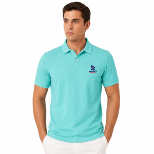 Polo de hombre de alta calidad con cuello clásico, mangas cortas y ajuste cómodo, ideal para el estilo de vida diario moderno OEM. - Product Image 1