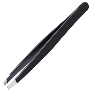 Pinzas de Cejas Profesionales de Acero Inoxidable de Alta Calidad con Super Agarre Inclinado para Hombres y Mujeres, Pinzas de Cejas con Logotipo Personalizado - Product Image 5