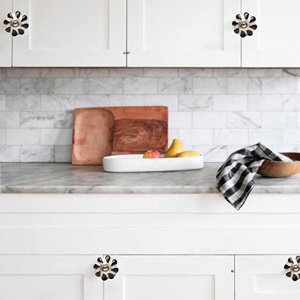 Boutons d'armoire ronds en céramique porcelaine personnalisés poignée de tirage de commode colorée pour meubles de cuisine - Product Image 2