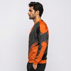 Sudadera Sublimada para Hombre, Estilo Informal, Cómoda, para Uso Diario, Sudadera Larga de Estilo Simple, Superventas - Product Image 4