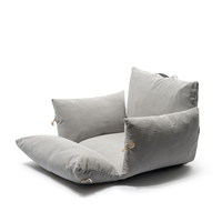 Coussin de siège auto pour chien de luxe sur mesure en tissu Oxford, chaud, respirant, durable, multifonctionnel, lit détachable