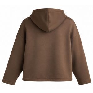 Sweat-shirt à capuche pour homme, marron, logo 3D brodé, coupe classique, vêtement décontracté pour l'automne - Product Image 2