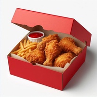 Caja Plegable para Llevar Comida con Logotipo Personalizado, Papel de Grado Alimenticio, Recubrimiento UV, Laminado Mate, Grabado en Relieve, Materiales Reciclados, para Chicles y Frituras