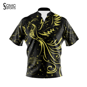 Bowling Jerseys Custom Printed Bowling <b>Apparel</b> Supplier Bowling Jerseys Breathable Performance Wear Manufacturer - Product Image 5