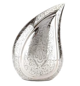 Ensemble de style américain/européen/3 urnes funéraires funéraires en laiton/aluminium avec goutte de larme en métal gravé pour adultes - Product Image 3