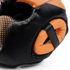 Dernier modèle de protège-tête professionnel pour le kickboxing, fabriqué en usine, avec rembourrage en cuir, pour la protection lors des sparring - Product Image 6
