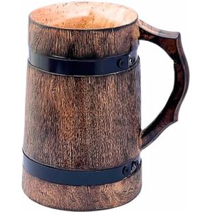 Taza de Madera Clásica Hecha a Mano Personalizada para el Hogar, Oficina, Hotel, Taza de Cerveza de Madera, Taza de Té con la Mejor Calidad, Mayorista de la India - Product Image 2