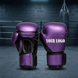 Nuevo Modelo, Guantes de Boxeo Profesionales Ligeros de Cuero Genuino de Buena Calidad, Personalizables, con Cierre de Gancho y Bucle para Entrenamiento - Product Image 6