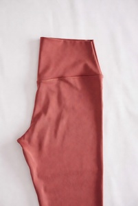 High Waist Seamless Breathable Full Length Yoga <b>Leggings</b> Solid Color Women Workout Pants Spandex/Nylon Elastic Waist - Product Image 6