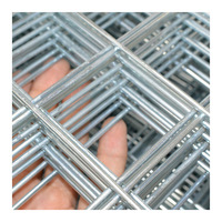 Panneaux de clôture en treillis métallique galvanisé soudé, durables, pour la construction, les enclos pour animaux, les barrières de protection industrielles
