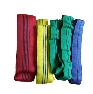 Élingue de levage ronde sans fin code couleur polyester haute ténacité EN 1492-1, EN 1492-2 cargaison lourde - Product Image 3