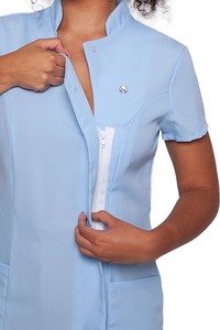 Tunique de travail à boutons pour salon de beauté, uniforme de coiffeur, uniforme d'esthéticienne, uniforme de masseur, uniforme de spa - Product Image 4