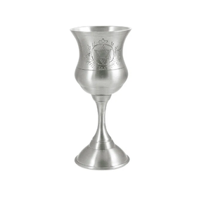 Silver Metal Drinkware Top Selling Metal Goblet Classic Stylish Goblet Glossy Silver Finished Metal Chalice Barware Supply - Product Image 3
