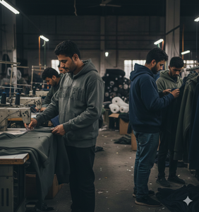 Streetwear <b>Top</b> Manufacturer Hoodies New Arrival Custom <b>Distressed</b> Embroidery Best Material <b>Distressed</b> Boxy Fit Zipper Hoodies - Product Image 6