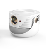 Projecteur vidéo intelligent Android 4K avec correction automatique de la distorsion trapézoïdale, zoom, portable, mini, pour diffusion de films en extérieur, lecteur multimédia, home cinéma