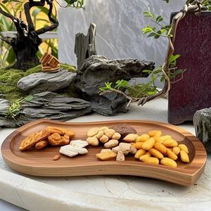 Bandeja de madera con forma de nube, muy vendida, bandeja decorativa moderna de diseño único para servir bocadillos, para usar en la mesa de café, nueva. - Product Image 3