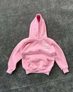 Sudadera con capucha de algodón grueso para hombre, estilo urbano, corta, con patchwork, lavado ácido, efecto desgastado, logotipo personalizado, cremallera, bordado, teñido liso - Product Image 4