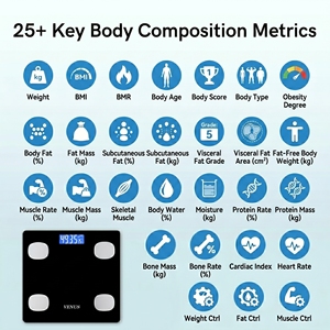 Hot Selling Quality 180kg Battery Smart Bmi Human Balance Electric Bathroom <b>Scale</b> <b>Digital</b> <b>Scale</b> For Body Weight - Product Image 3