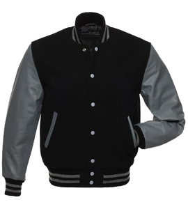 Veste de baseball classique pour homme, style Letterman, en laine, avec logo personnalisé sur le devant - Product Image 5