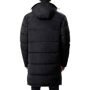 Abrigos Largos de Invierno para Hombre, Chaqueta Acolchada Ligera, Chaqueta de Invierno Cálida, Aislada e Impermeable con Capucha, Chaqueta Casual para Clima Frío - Product Image 2