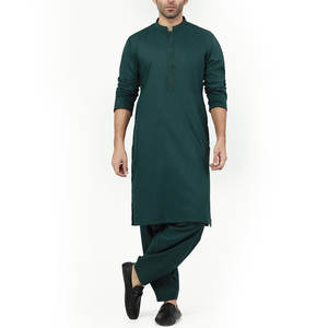 Shalwar Kameez Kurta Afghani pour hommes, vêtements de fête, vêtements décontractés, robes en tissu de coton, nouveau design, Shalwar Kameez musulman pour hommes - Product Image 1