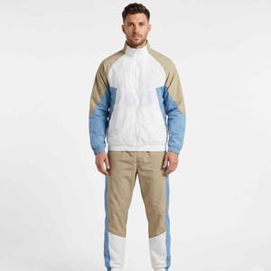 Men's Lightweight <b>Nylon</b> Windbreaker Tracksuit Set Zip Up Sport Jacket and <b>Track</b> <b>Pants</b> Windproof - Product Image 1