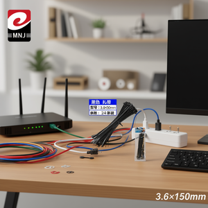 Attaches de câbles noires BRIDAS 3,6*150 mm – Gestion des câbles et accessoires - Product Image 3