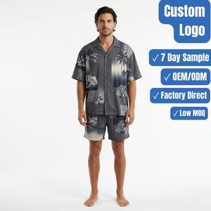 Conjunto de Camisa y Pantalones Cortos de Uniforme para Hotel y Resort para Hombre, Fabricante de Ropa OEM ODM - Product Image 1