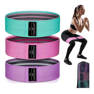 Bandes de Résistance Latérales pour Exercices des Fessiers, des Hanches et des Jambes – Boucles de Résistance en Tissu pour Entraînement du Bas du Corps, Fitness, Gym et Exercices à Domicile - Product Image 2